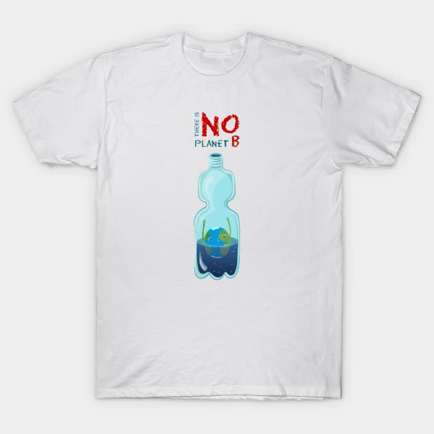 Plastic pollution T-Shirt by Anna Hlimankova